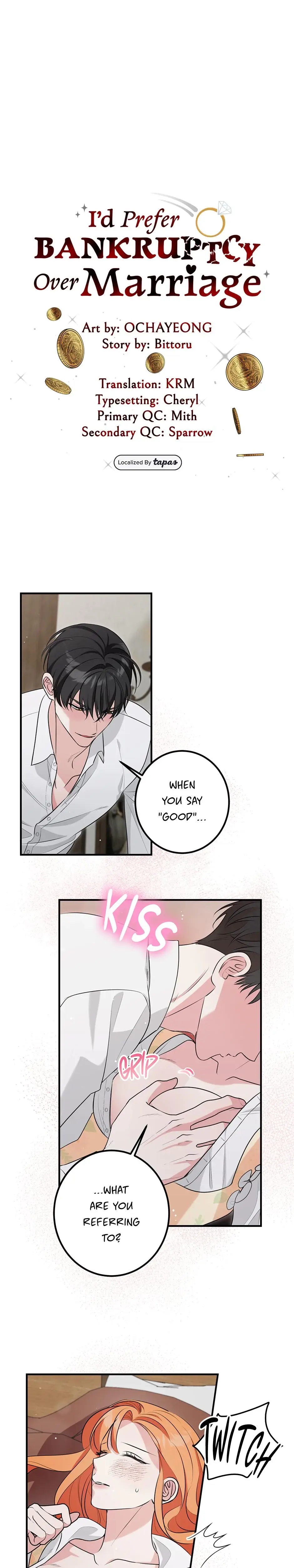 I D Prefer Bankruptcy Over Marriage Chapter 7 - Page 1