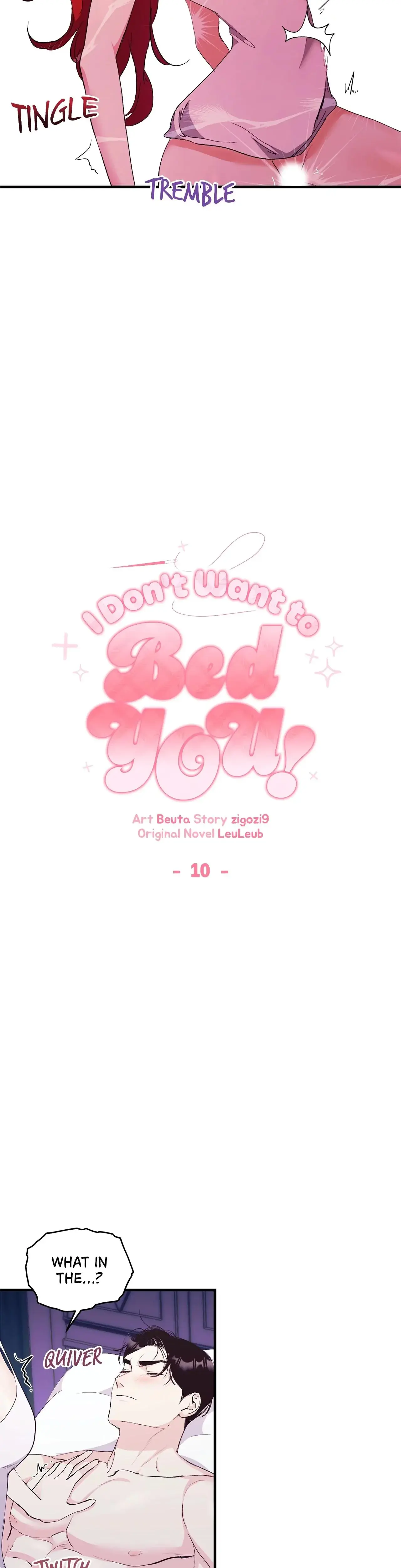 I Don T Want To Bed You Chapter 10 - Page 10