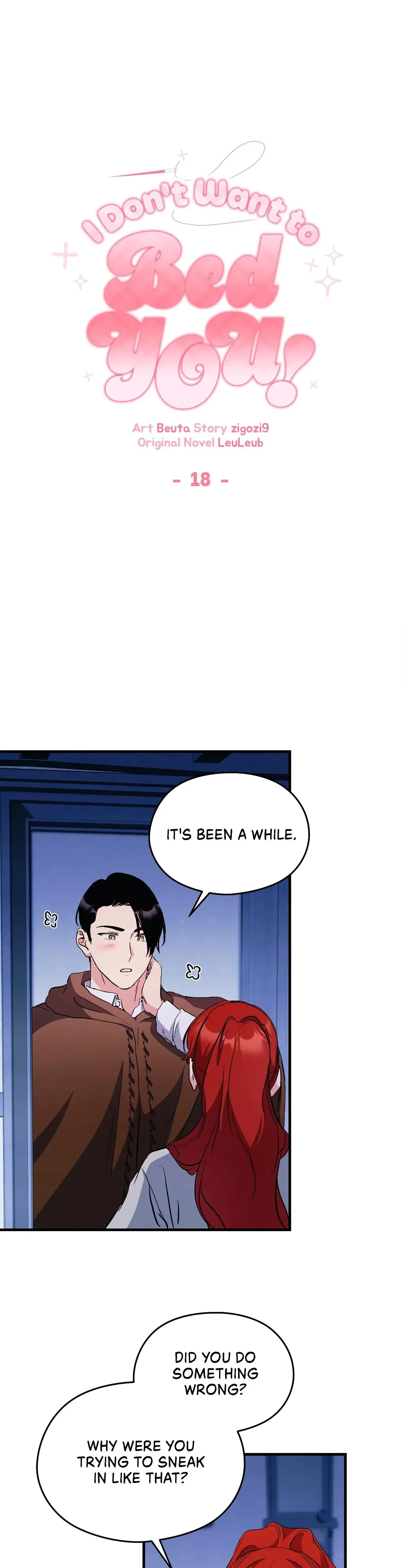 I Don T Want To Bed You Chapter 18 - Page 2