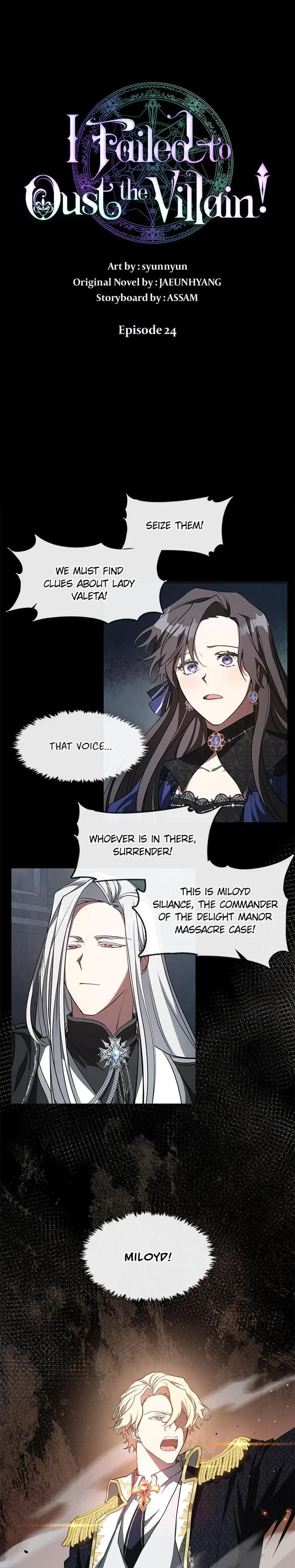 I Failed To Oust The Villain Chapter 24 - Page 1