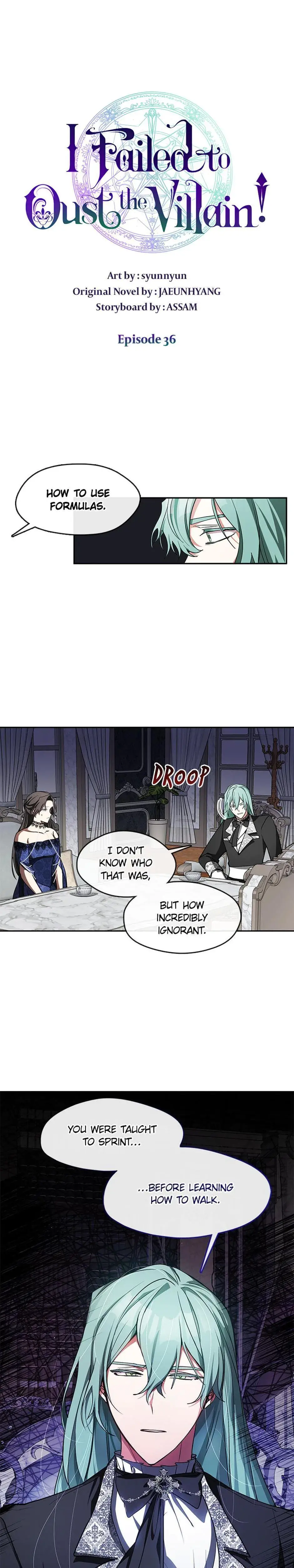 I Failed To Oust The Villain Chapter 36 - Page 1