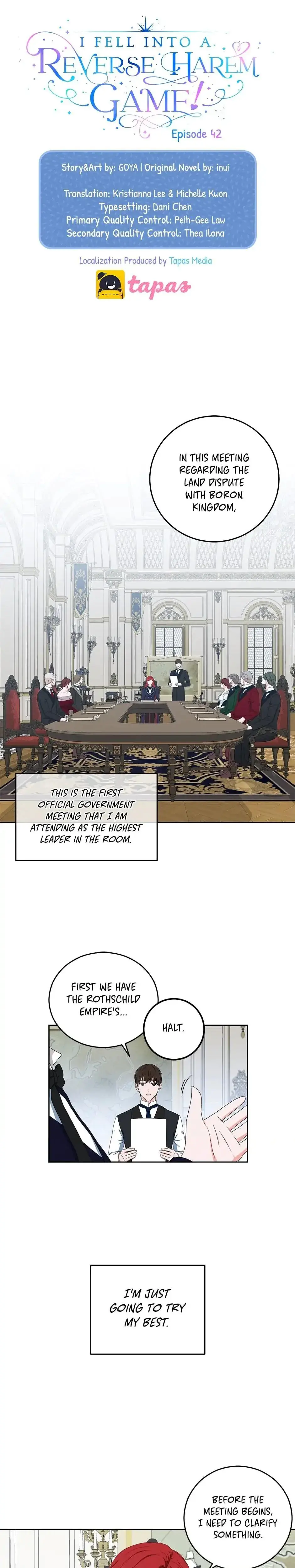 I Fell Into A Reverse Harem Game Chapter 42 - Page 1