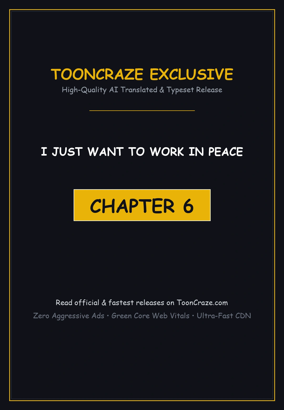 I Just Want To Work In Peace Chapter 6 - Page 1
