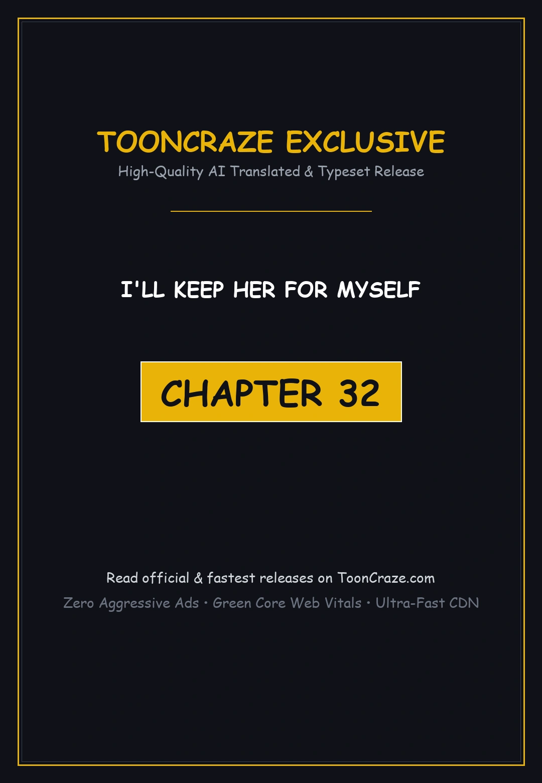 I Ll Keep Her For Myself Chapter 32 - Page 1