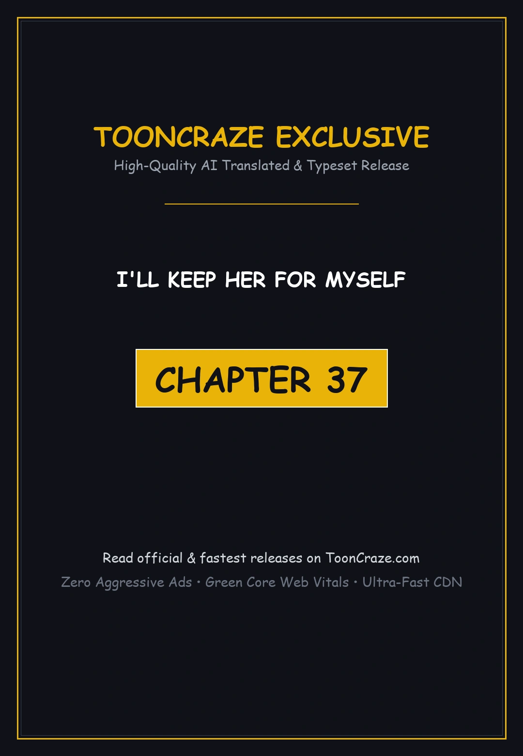 I Ll Keep Her For Myself Chapter 37 - Page 1