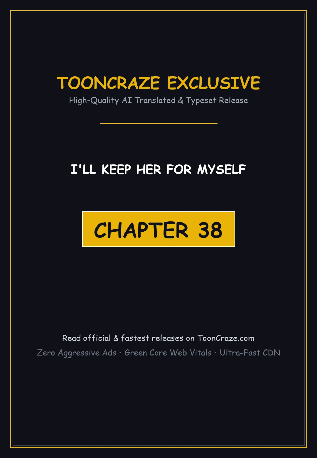 I Ll Keep Her For Myself Chapter 38 - Page 1