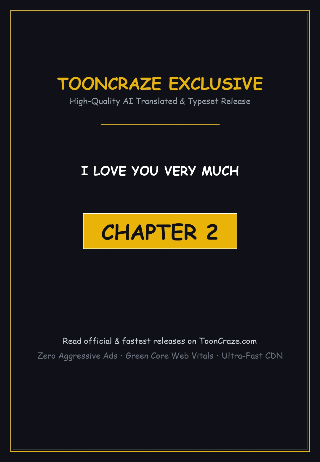 I Love You Very Much Chapter 2 - Page 1