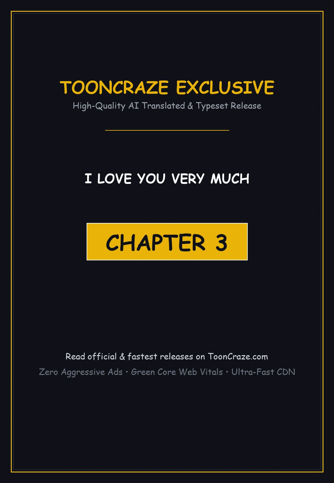 I Love You Very Much Chapter 3 - Page 1