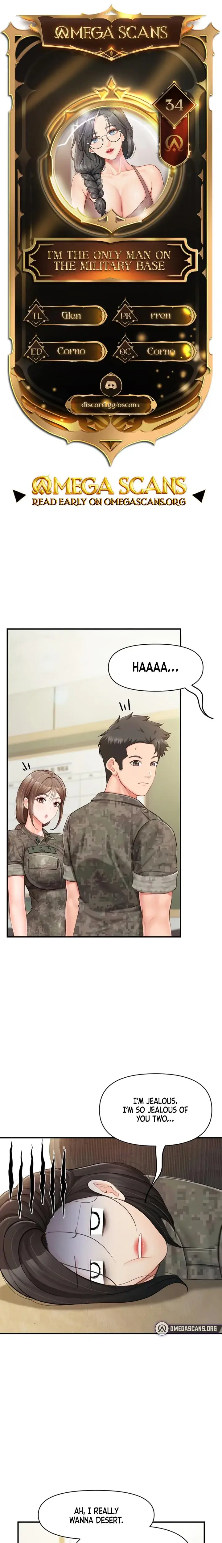 I M The Only Man On The Military Base Chapter 34 - Page 1