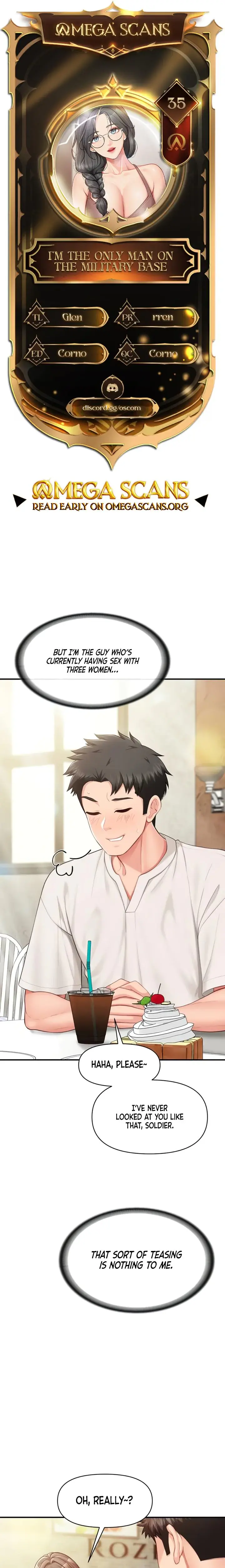 I M The Only Man On The Military Base Chapter 35 - Page 1