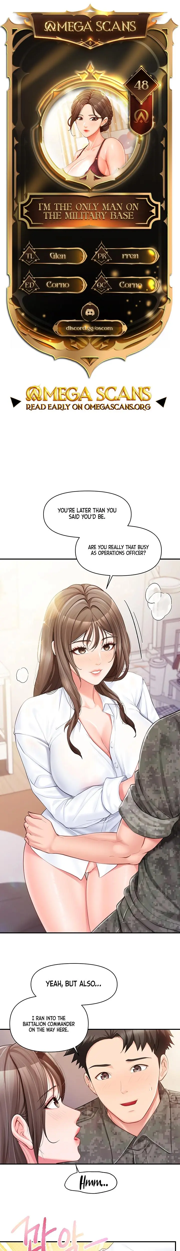 I M The Only Man On The Military Base Chapter 48 - Page 1