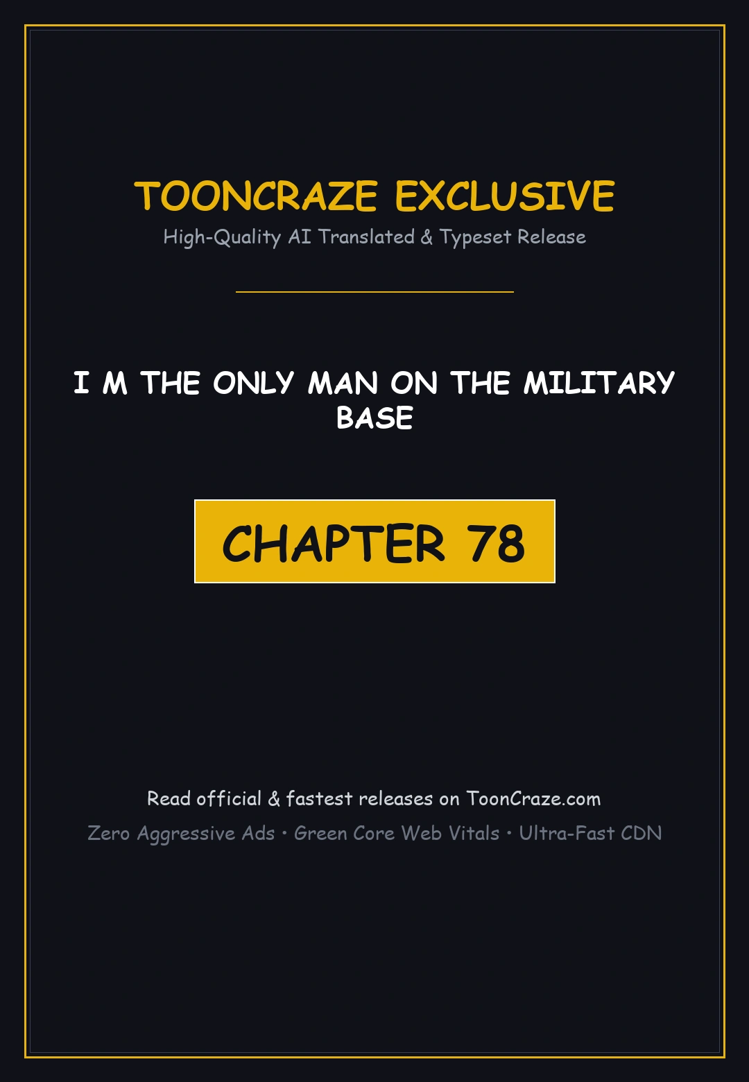 I M The Only Man On The Military Base Chapter 78 - Page 1