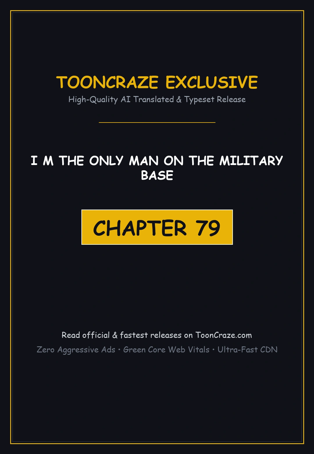 I M The Only Man On The Military Base Chapter 79 - Page 1