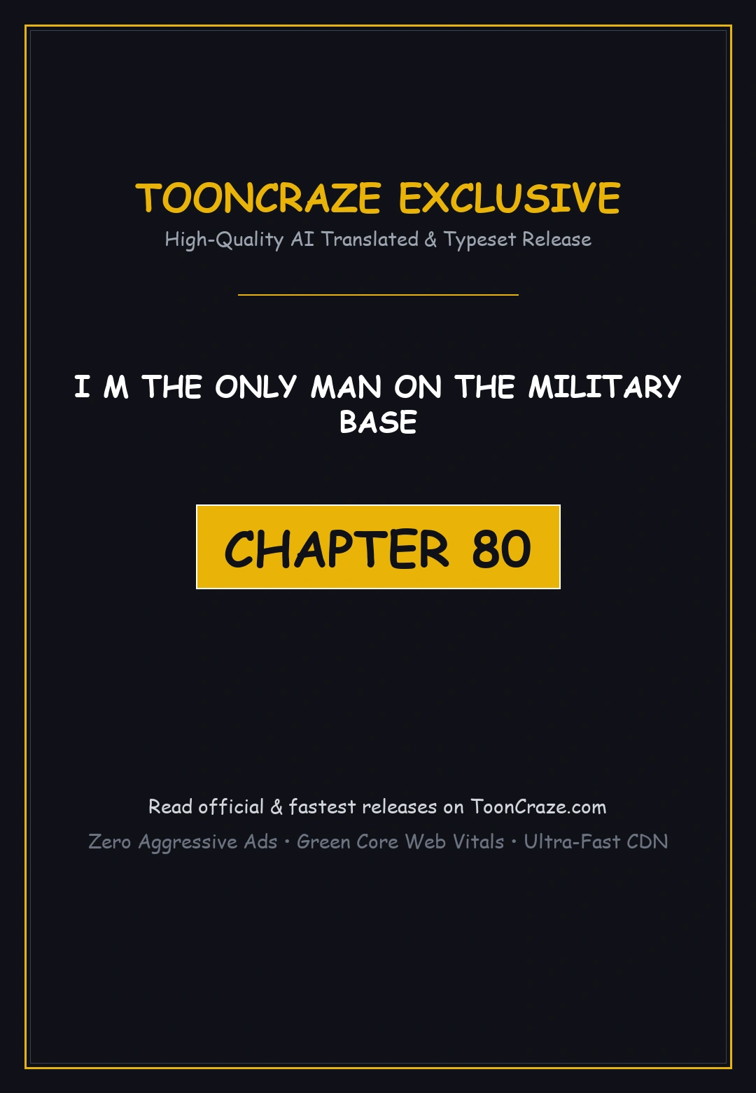 I M The Only Man On The Military Base Chapter 80 - Page 1