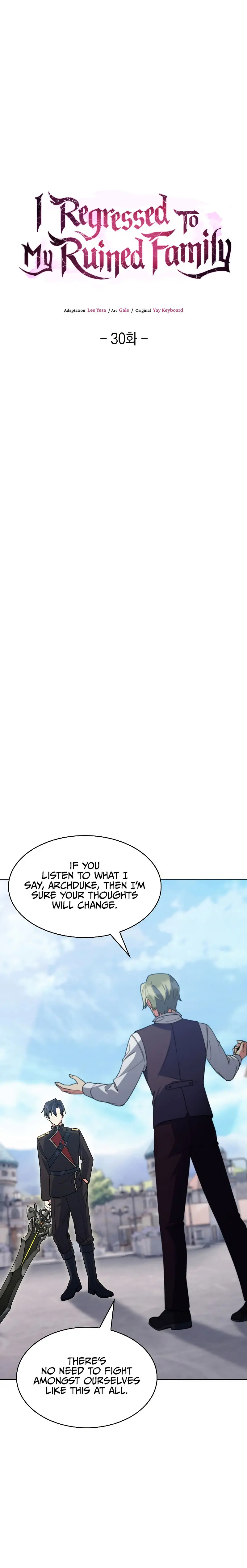 I Regressed To My Ruined Family Chapter 30 - Page 7