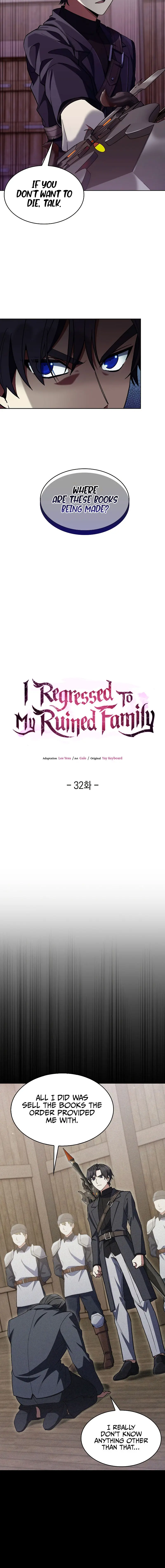 I Regressed To My Ruined Family Chapter 32 - Page 8