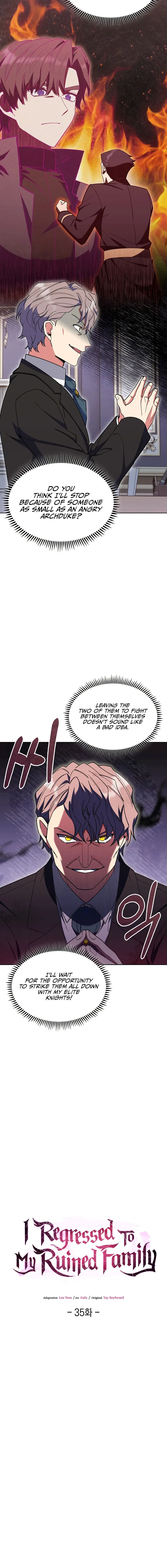 I Regressed To My Ruined Family Chapter 35 - Page 8