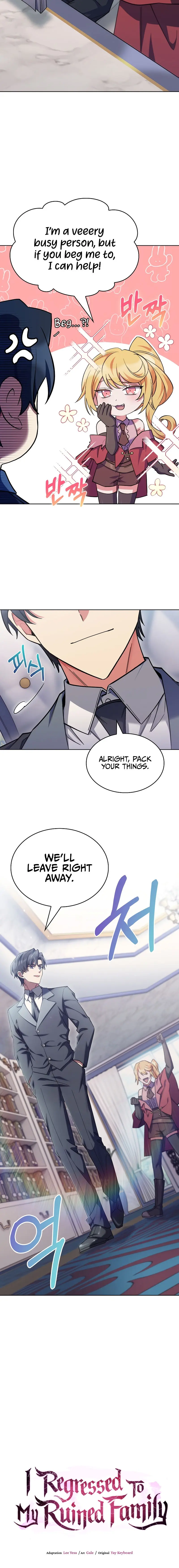 I Regressed To My Ruined Family Chapter 44 - Page 22