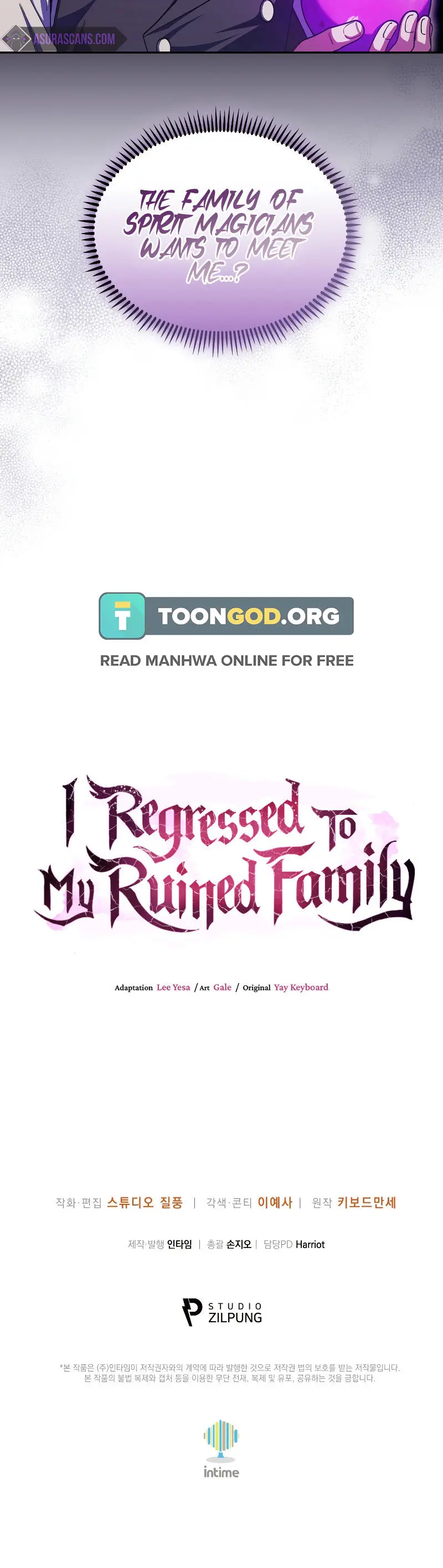 I Regressed To My Ruined Family Chapter 68 - Page 22