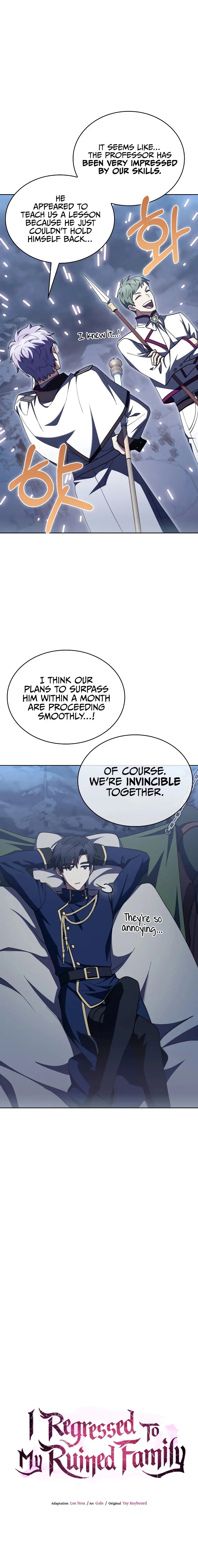 I Regressed To My Ruined Family Chapter 84 - Page 9