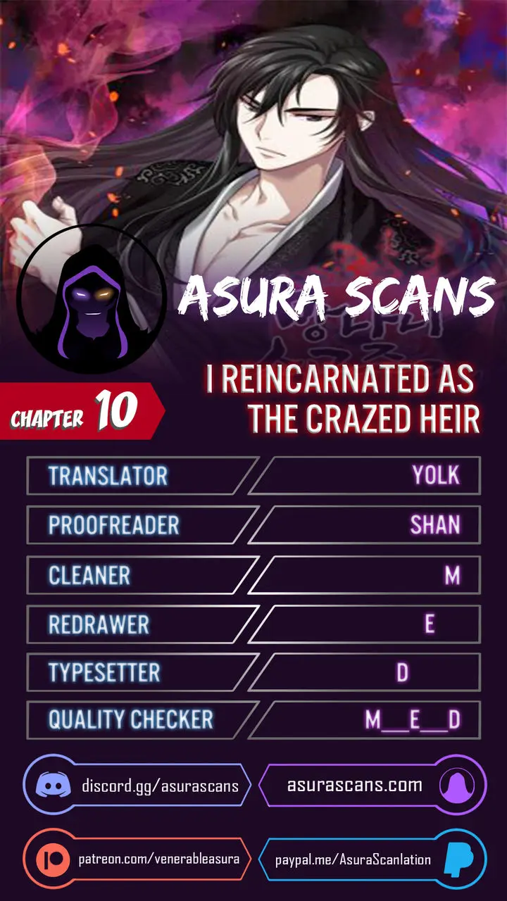 I Reincarnated As The Crazed Heir Ahabbb Chapter 10 - Page 1