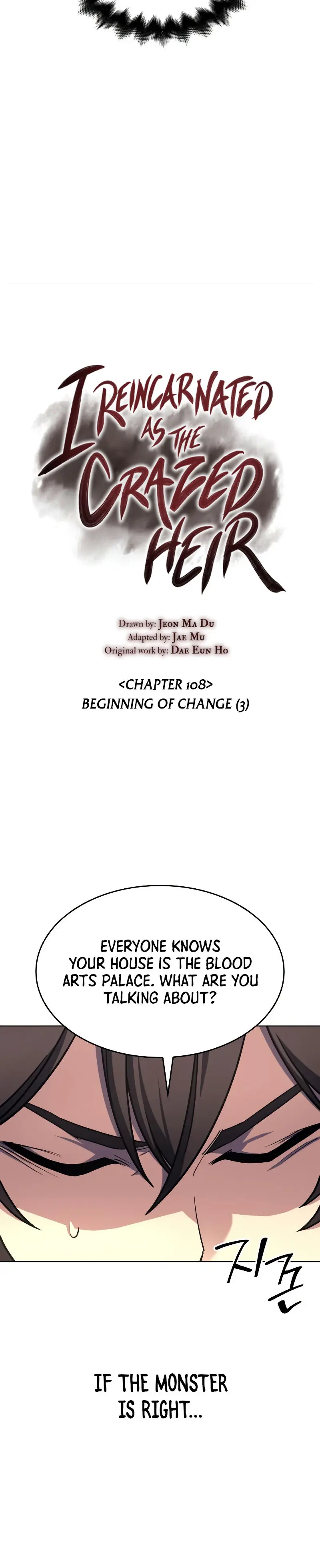 I Reincarnated As The Crazed Heir Ahabbb Chapter 108 - Page 24