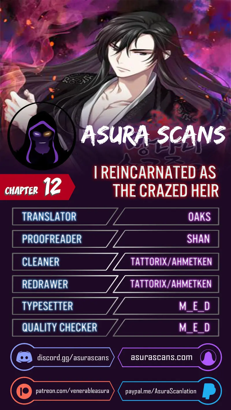 I Reincarnated As The Crazed Heir Ahabbb Chapter 12 - Page 1