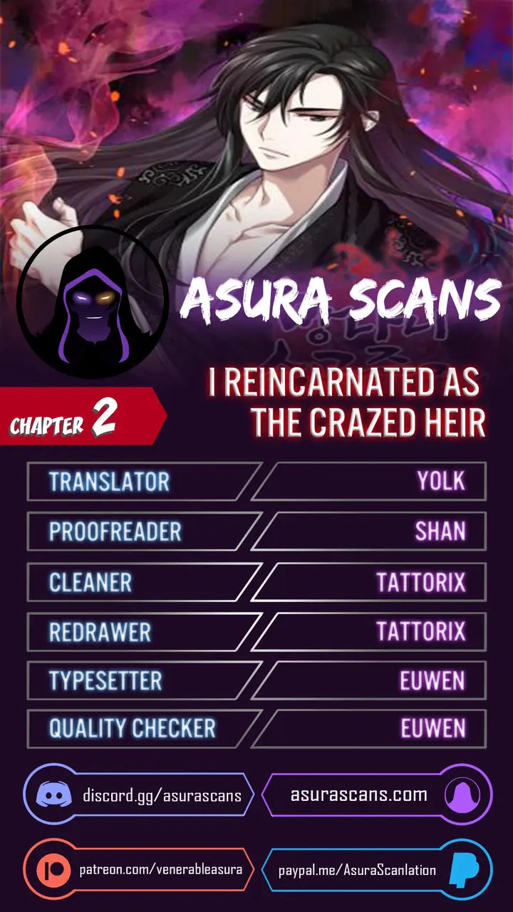 I Reincarnated As The Crazed Heir Ahabbb Chapter 2 - Page 1
