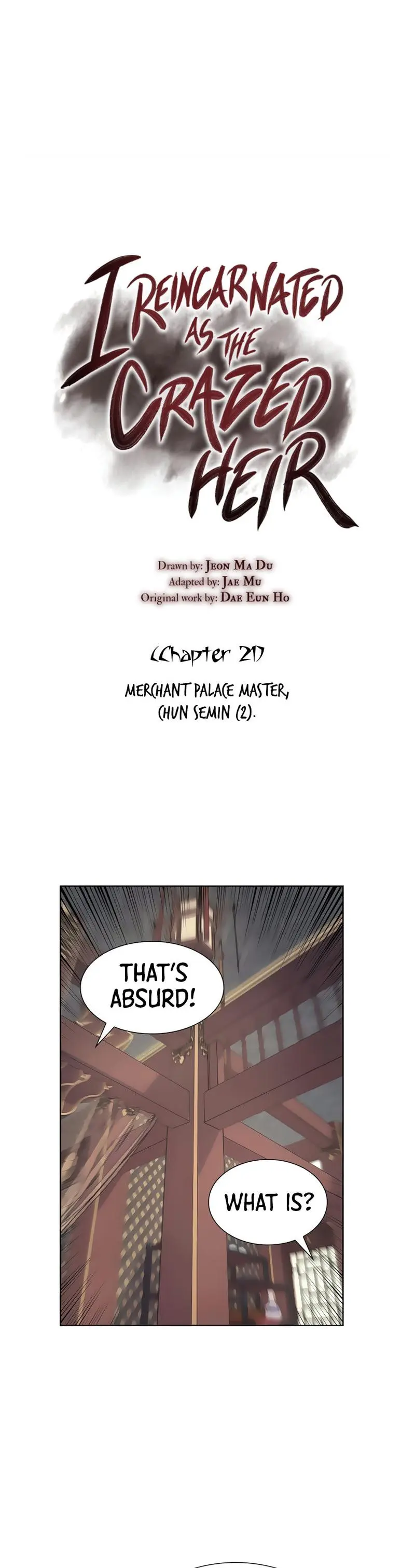 I Reincarnated As The Crazed Heir Ahabbb Chapter 21 - Page 5