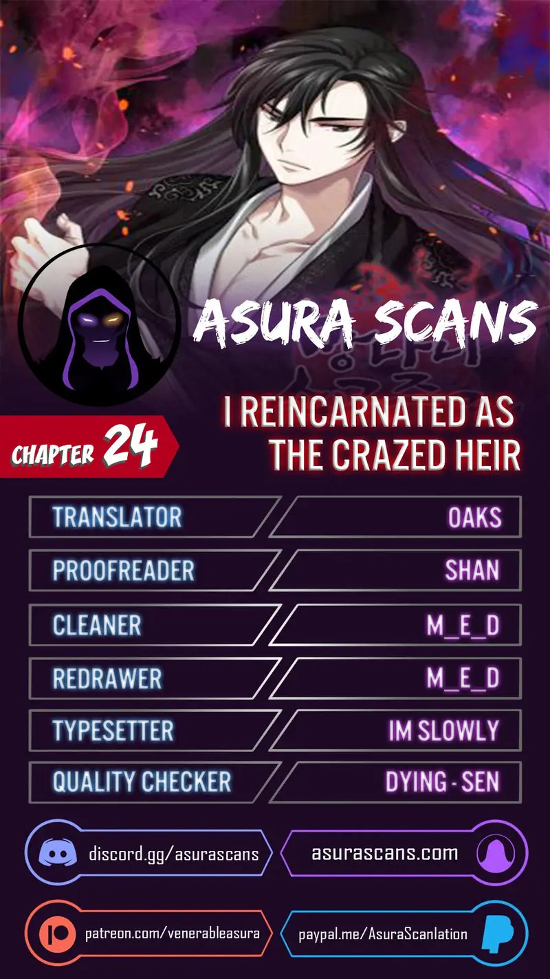 I Reincarnated As The Crazed Heir Ahabbb Chapter 24 - Page 1