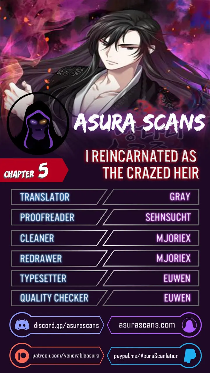 I Reincarnated As The Crazed Heir Ahabbb Chapter 5 - Page 1