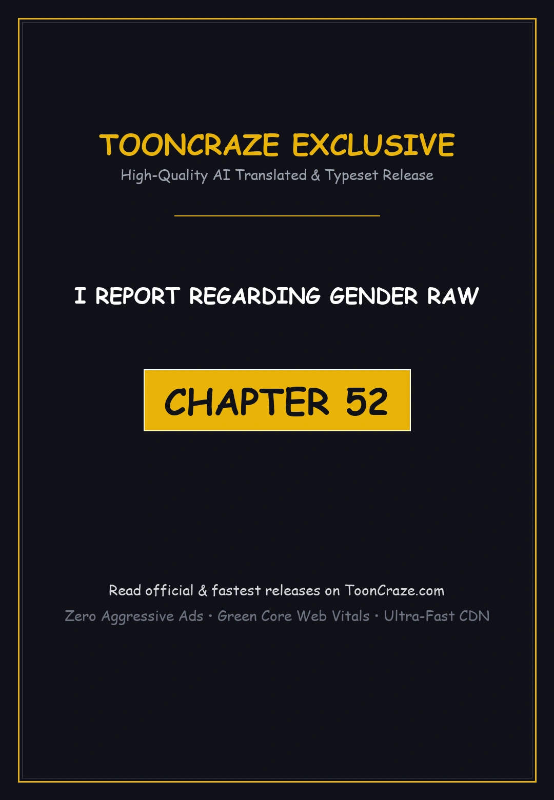 I Report Regarding Gender Raw Chapter 52 - Page 1