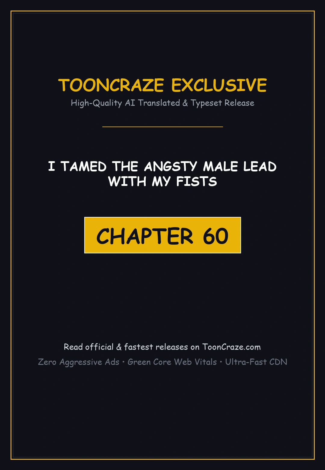 I Tamed The Angsty Male Lead With My Fists Chapter 60 - Page 1