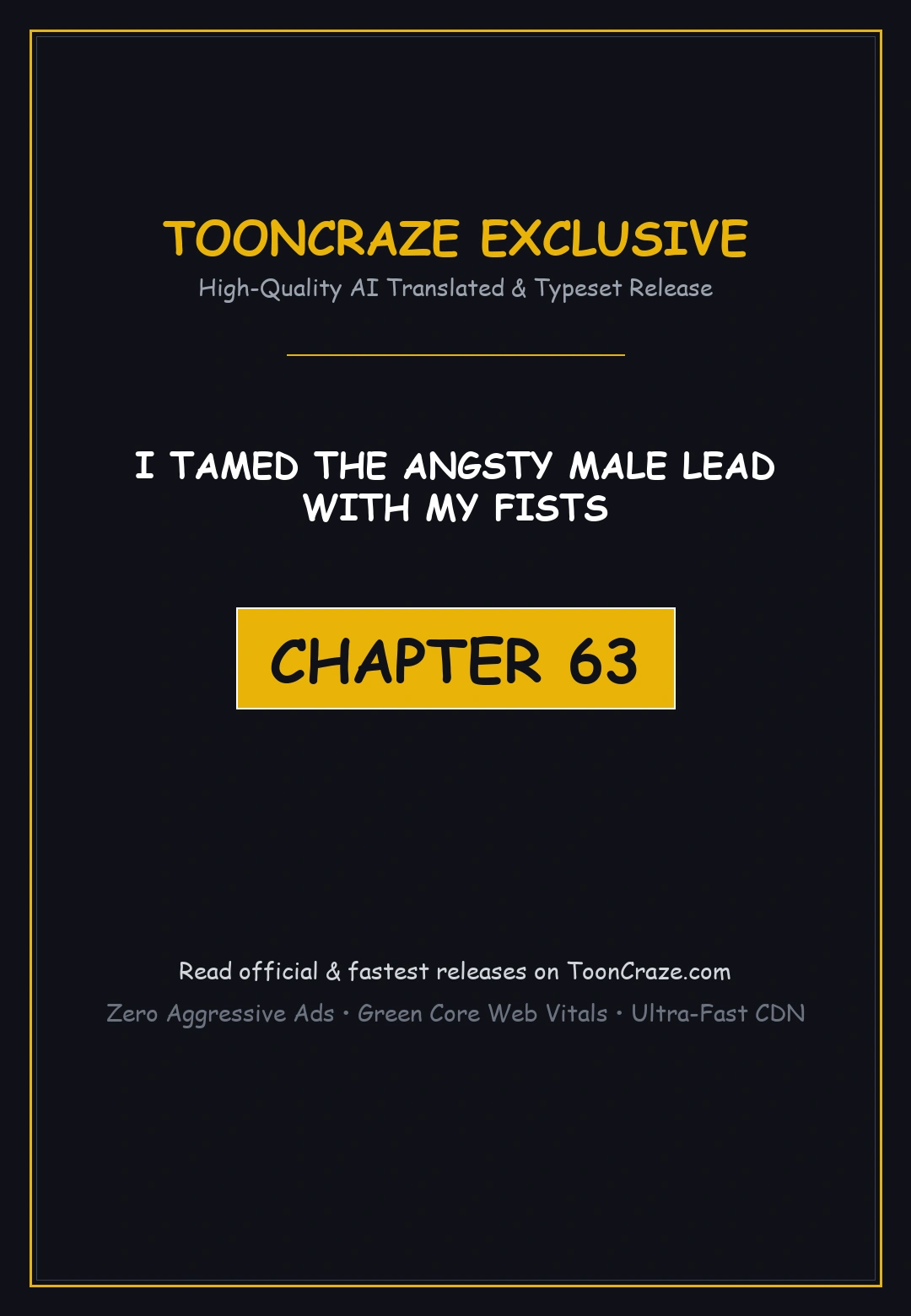 I Tamed The Angsty Male Lead With My Fists Chapter 63 - Page 1