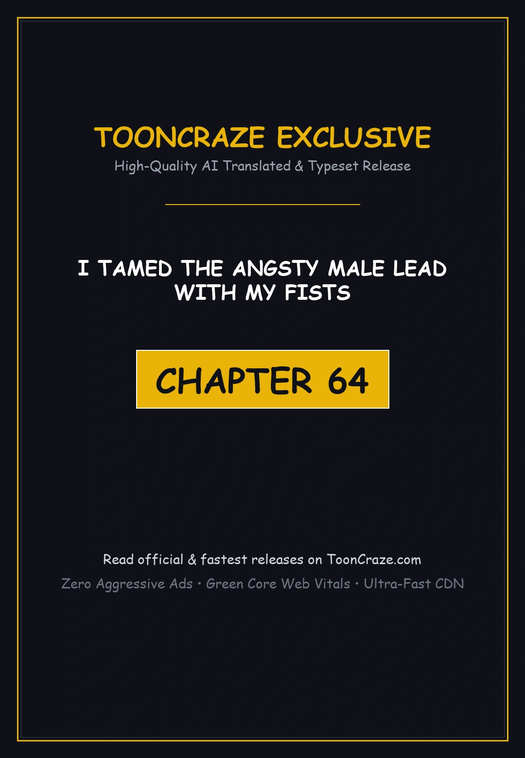 I Tamed The Angsty Male Lead With My Fists Chapter 64 - Page 1