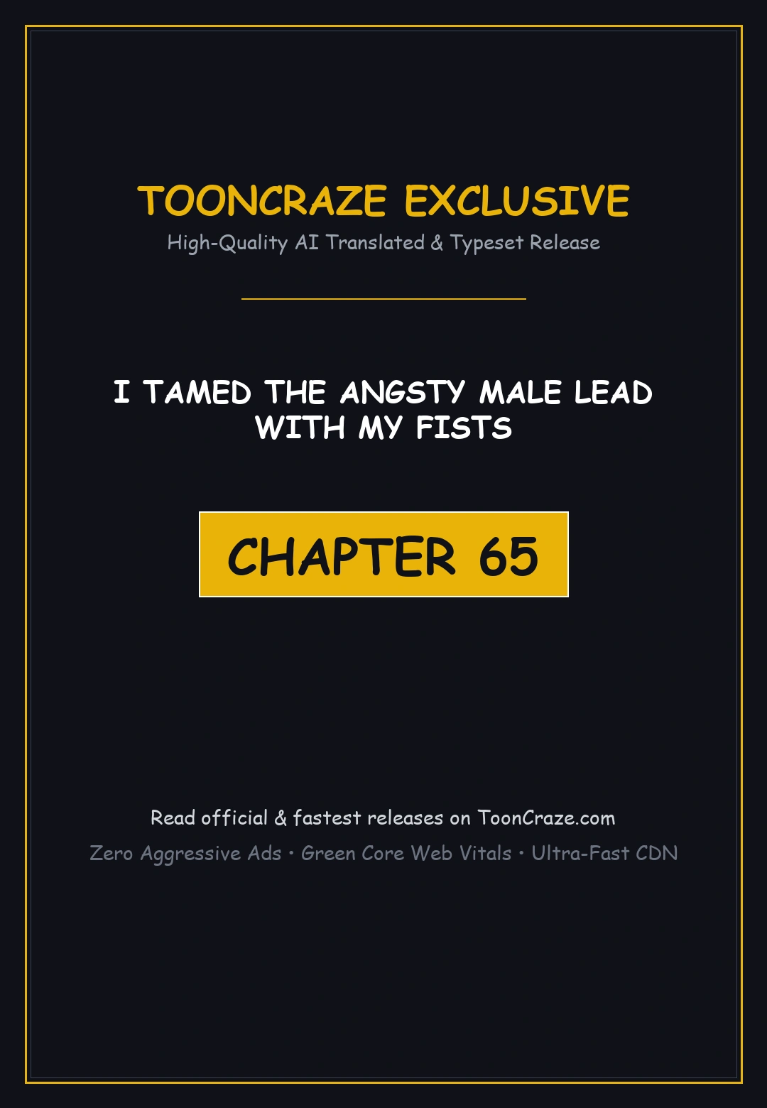 I Tamed The Angsty Male Lead With My Fists Chapter 65 - Page 1