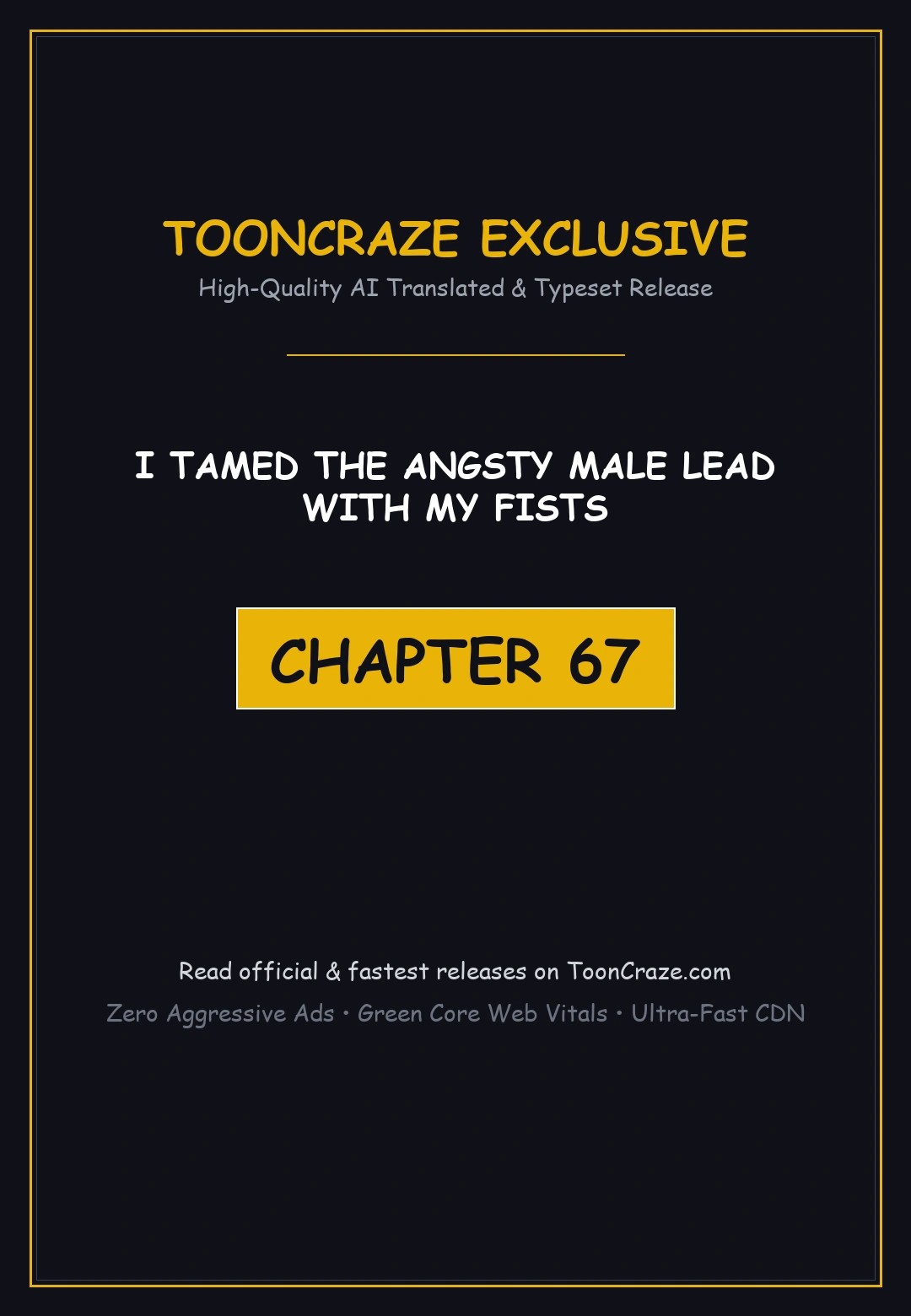 I Tamed The Angsty Male Lead With My Fists Chapter 67 - Page 1