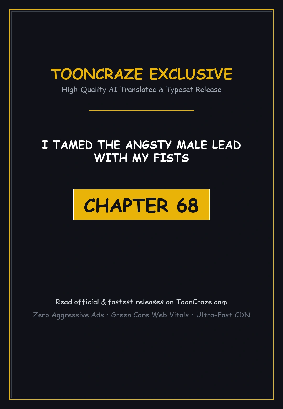 I Tamed The Angsty Male Lead With My Fists Chapter 68 - Page 1
