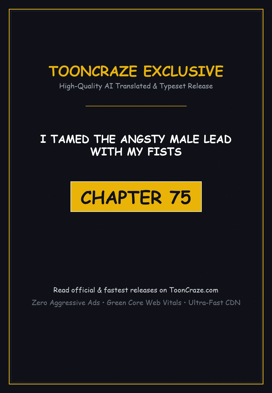 I Tamed The Angsty Male Lead With My Fists Chapter 75 - Page 1
