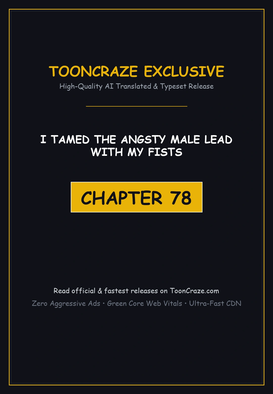 I Tamed The Angsty Male Lead With My Fists Chapter 78 - Page 1