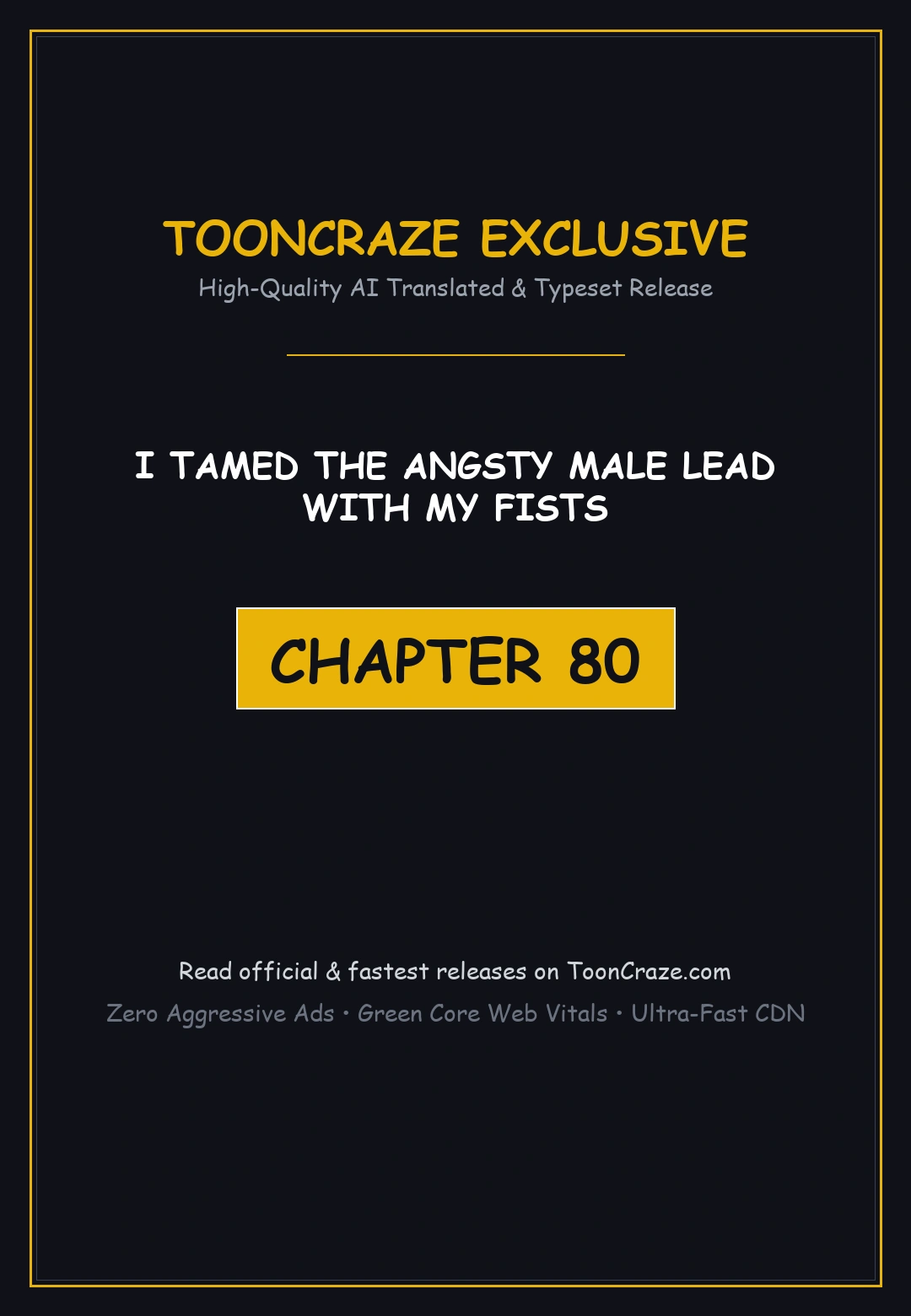 I Tamed The Angsty Male Lead With My Fists Chapter 80 - Page 1