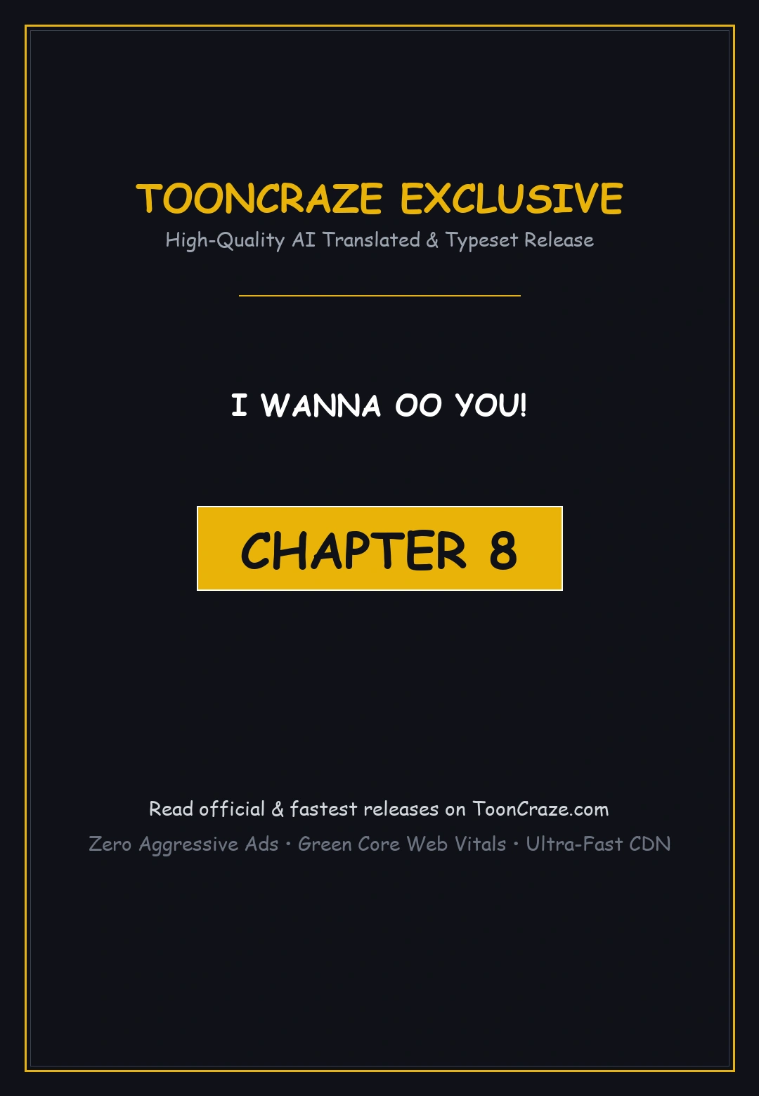 I Wanna Oo You Chapter 8 - Page 1