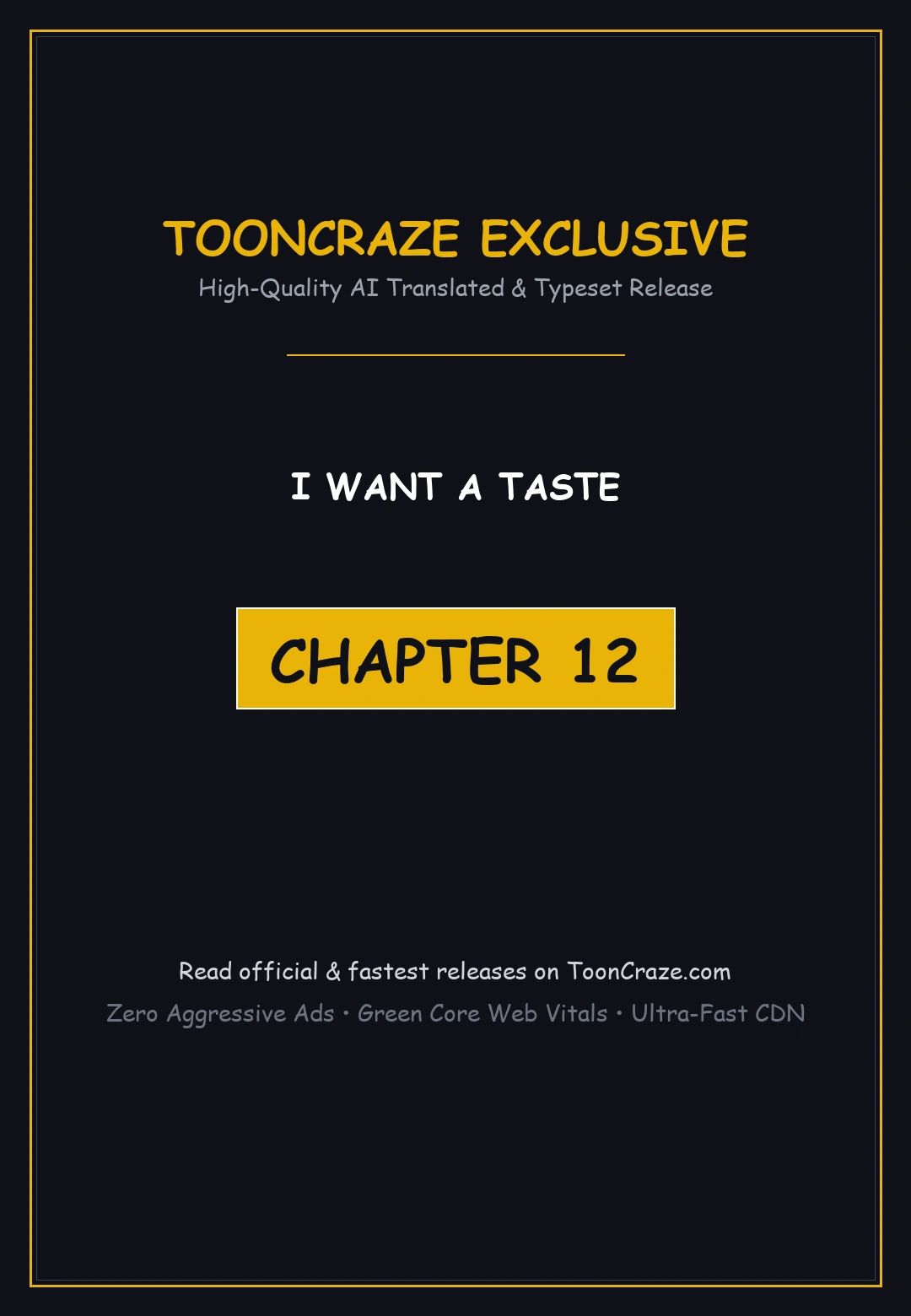 I Want A Taste Manhwa Chapter 12 - Page 1