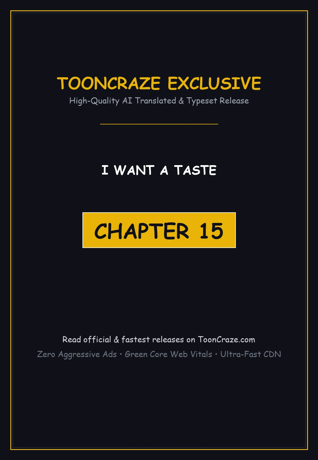 I Want A Taste Manhwa Chapter 15 - Page 1