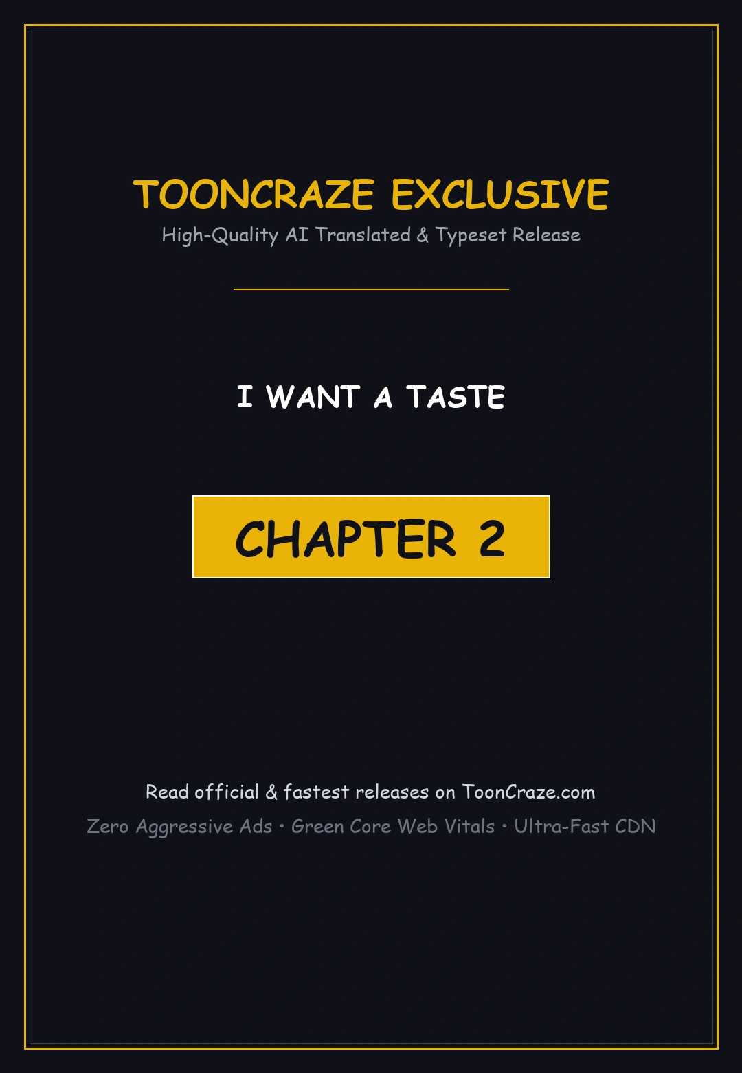 I Want A Taste Manhwa Chapter 2 - Page 1