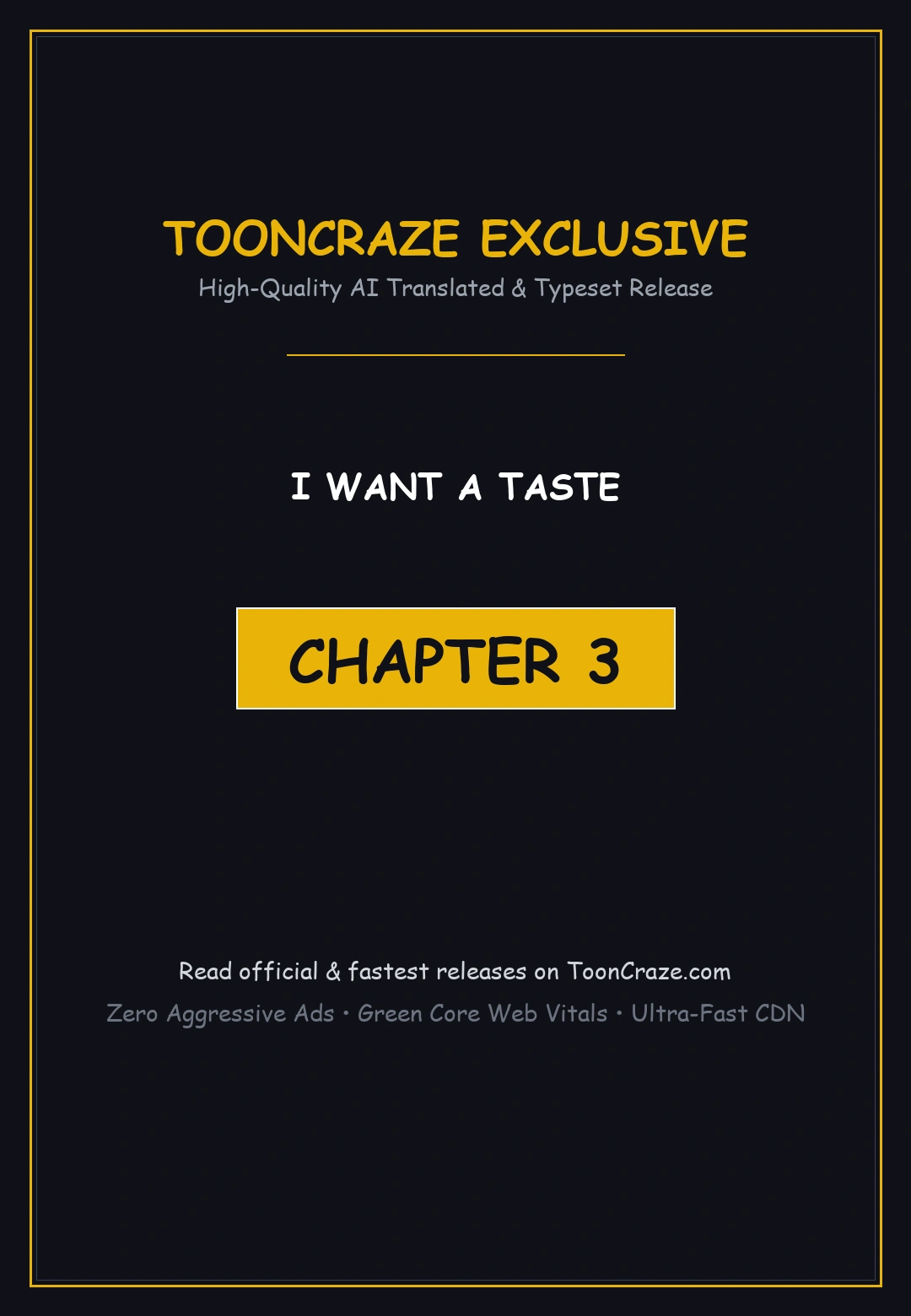 I Want A Taste Manhwa Chapter 3 - Page 1