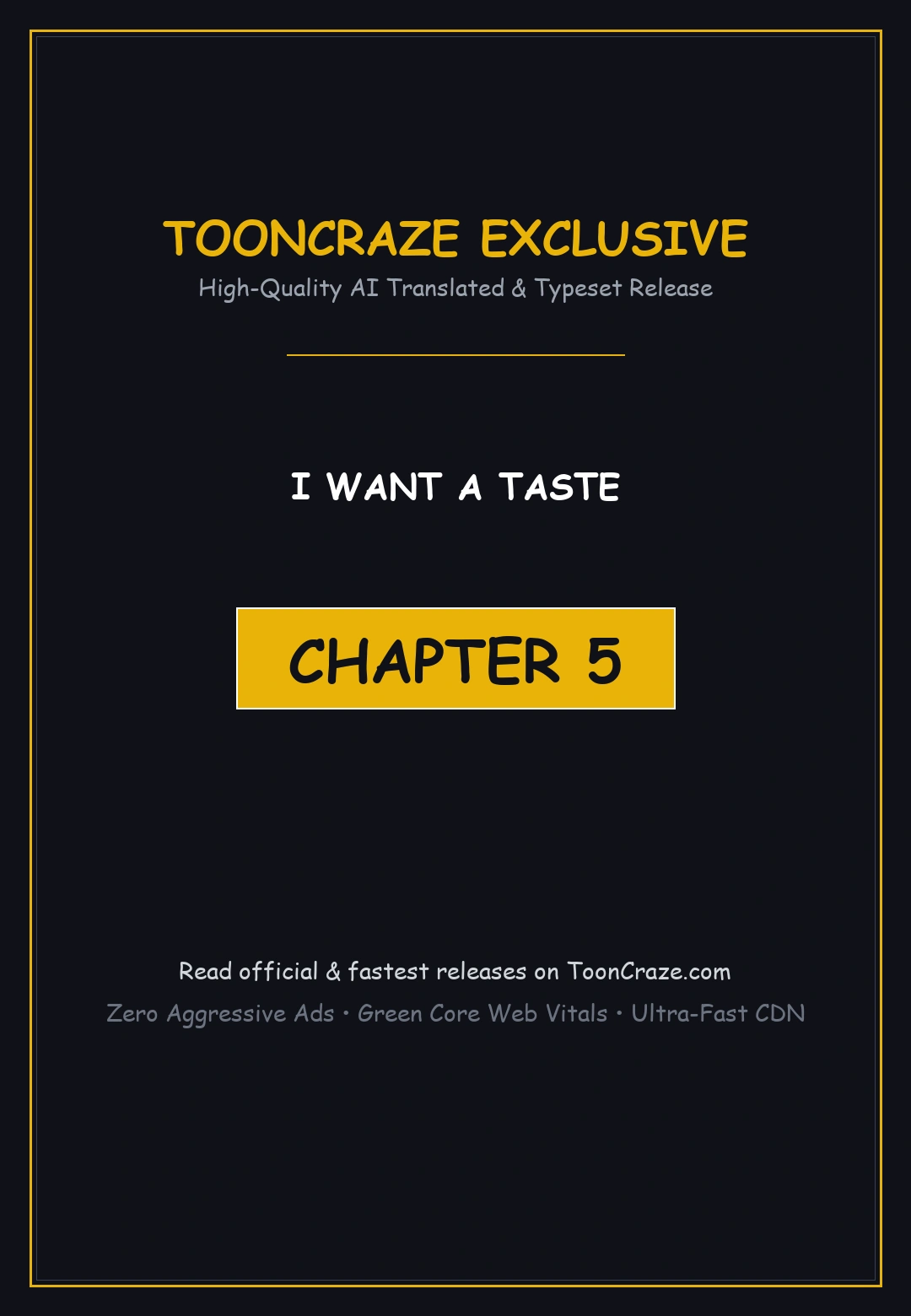 I Want A Taste Manhwa Chapter 5 - Page 1