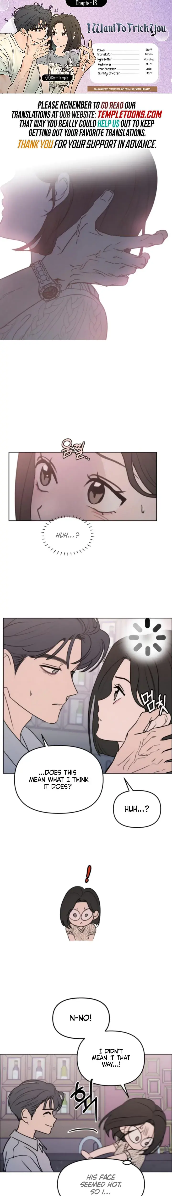 I Want To Trick You Chapter 13 - Page 1