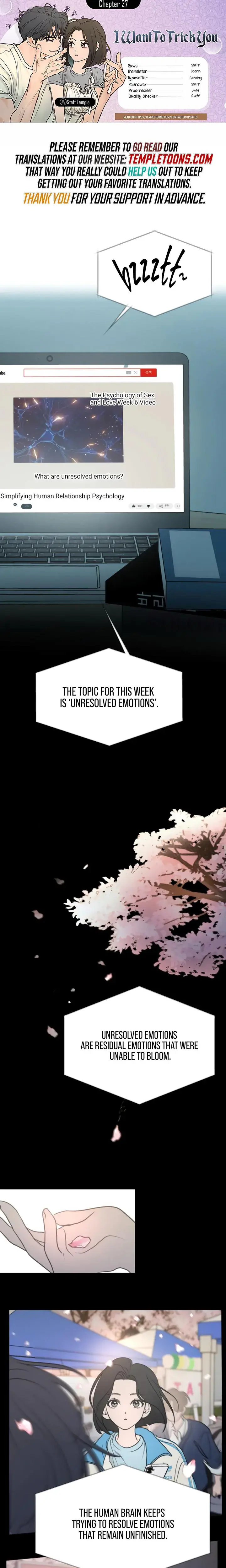 I Want To Trick You Chapter 27 - Page 1
