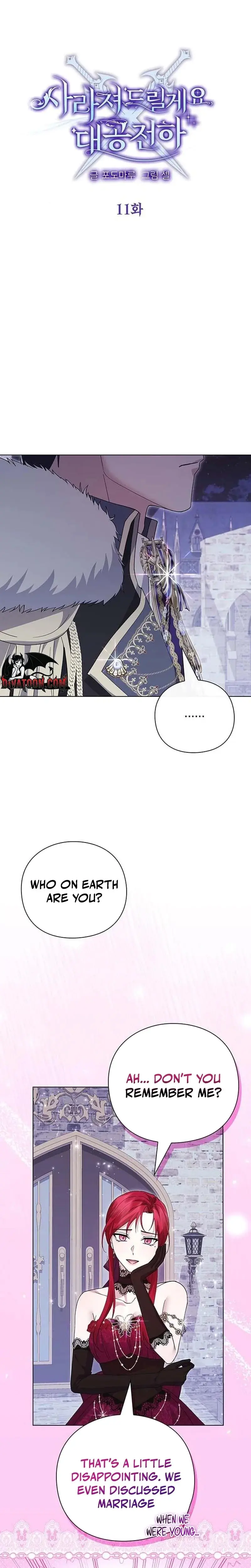 I Will Disappear For You Your Grace The Grand Duke Chapter 11 - Page 2